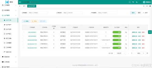 采用springboot uniapp vue.js 开发的一整套mes系统源码,中小企业mes系统成品源码